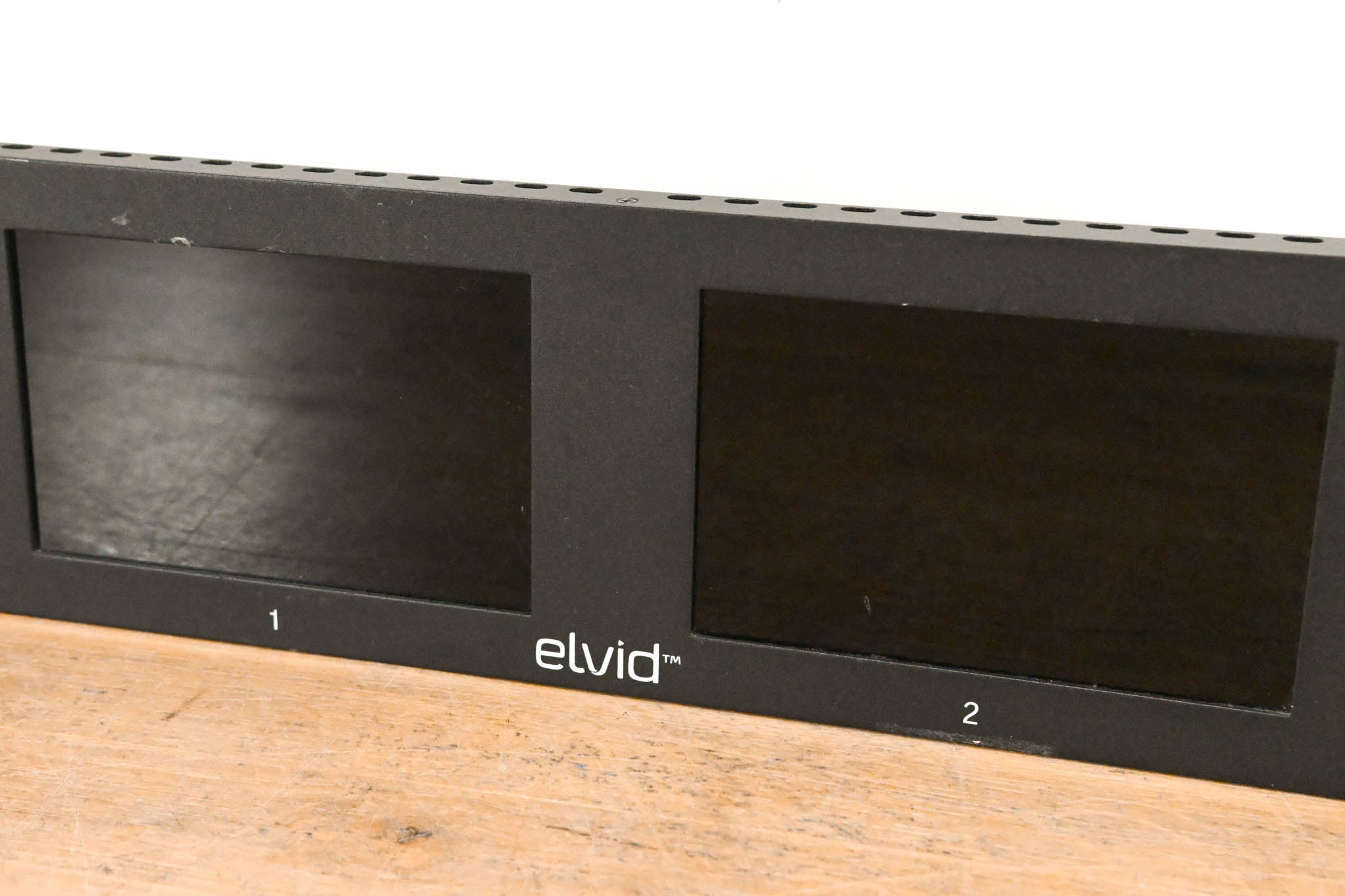 Elvid SRM-7X2-LT StudioVision Dual 7" Monitor Rackmount NO POWER SUPPLY
