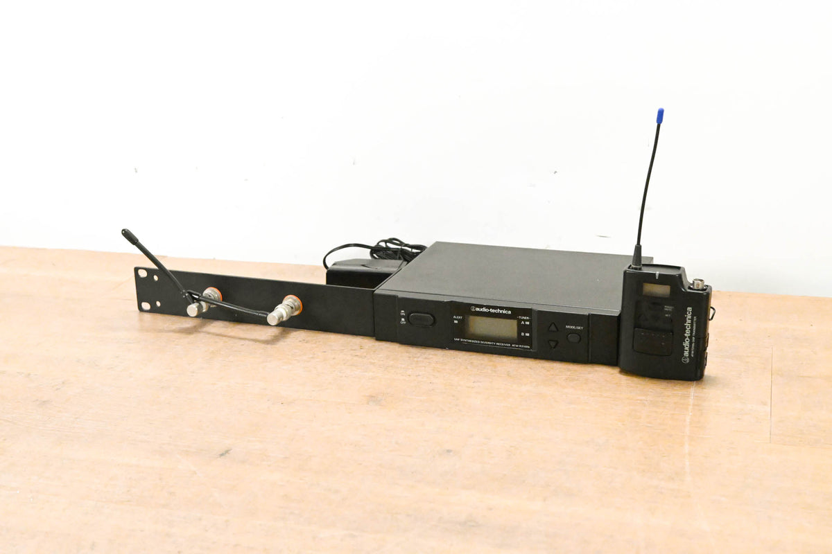 Audio-Technica ATW-R3100bC Receiver w/ ATW-T310bC Bodypack: 541-566 MHz