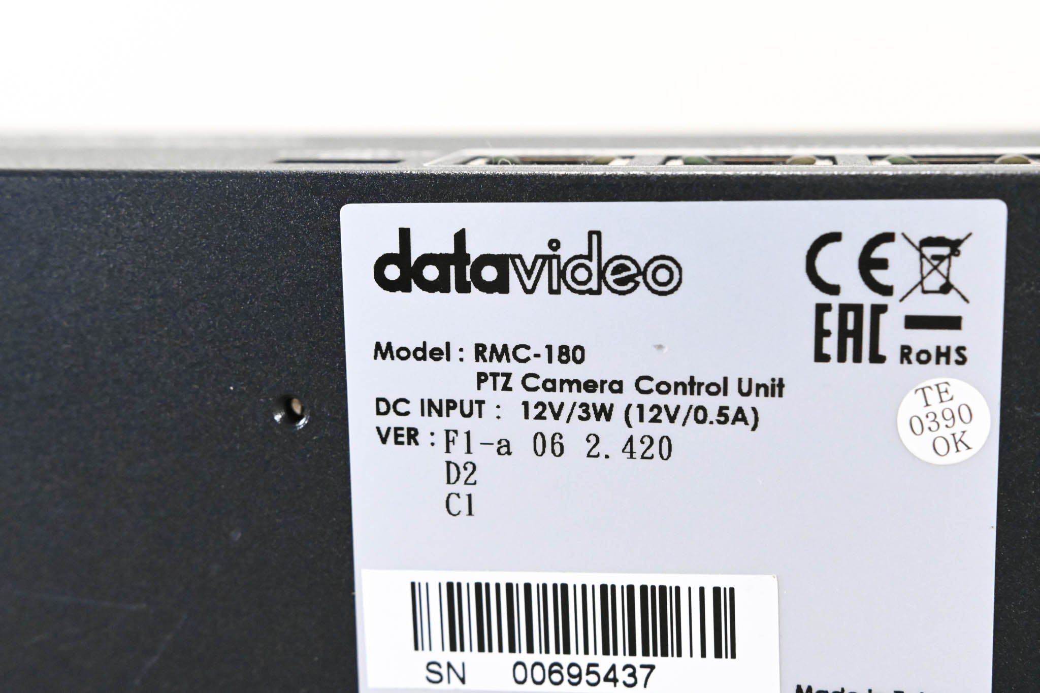 Datavideo RMC-180 PTZ Camera Control Unit (NO POWER SUPPLY)