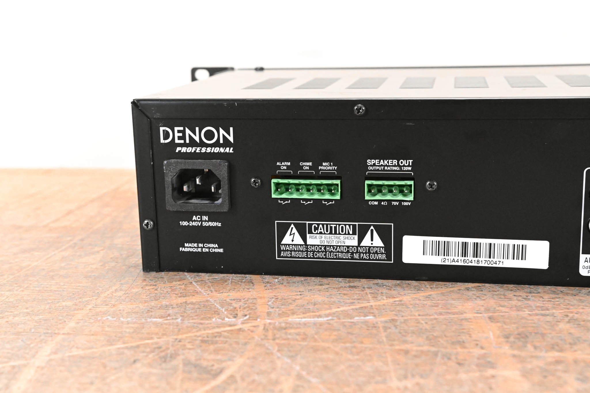 Denon DN-333XAB 6-Channel Line Mixer Amplifier with Bluetooth