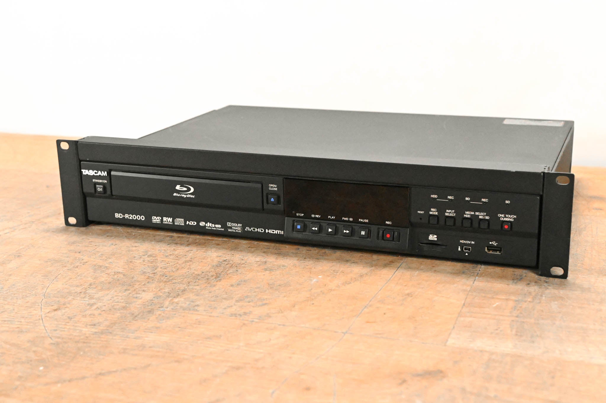 TASCAM BD-R2000 High-Definition HDD/Blu-Ray/DVD Recorder