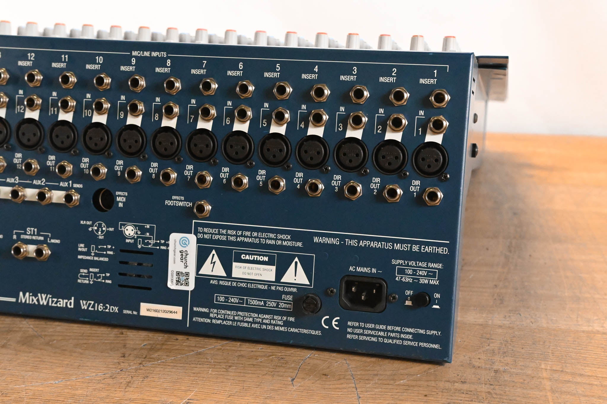 Allen & Heath MixWizard WZ16:2DX 16-Channel Audio Mixer