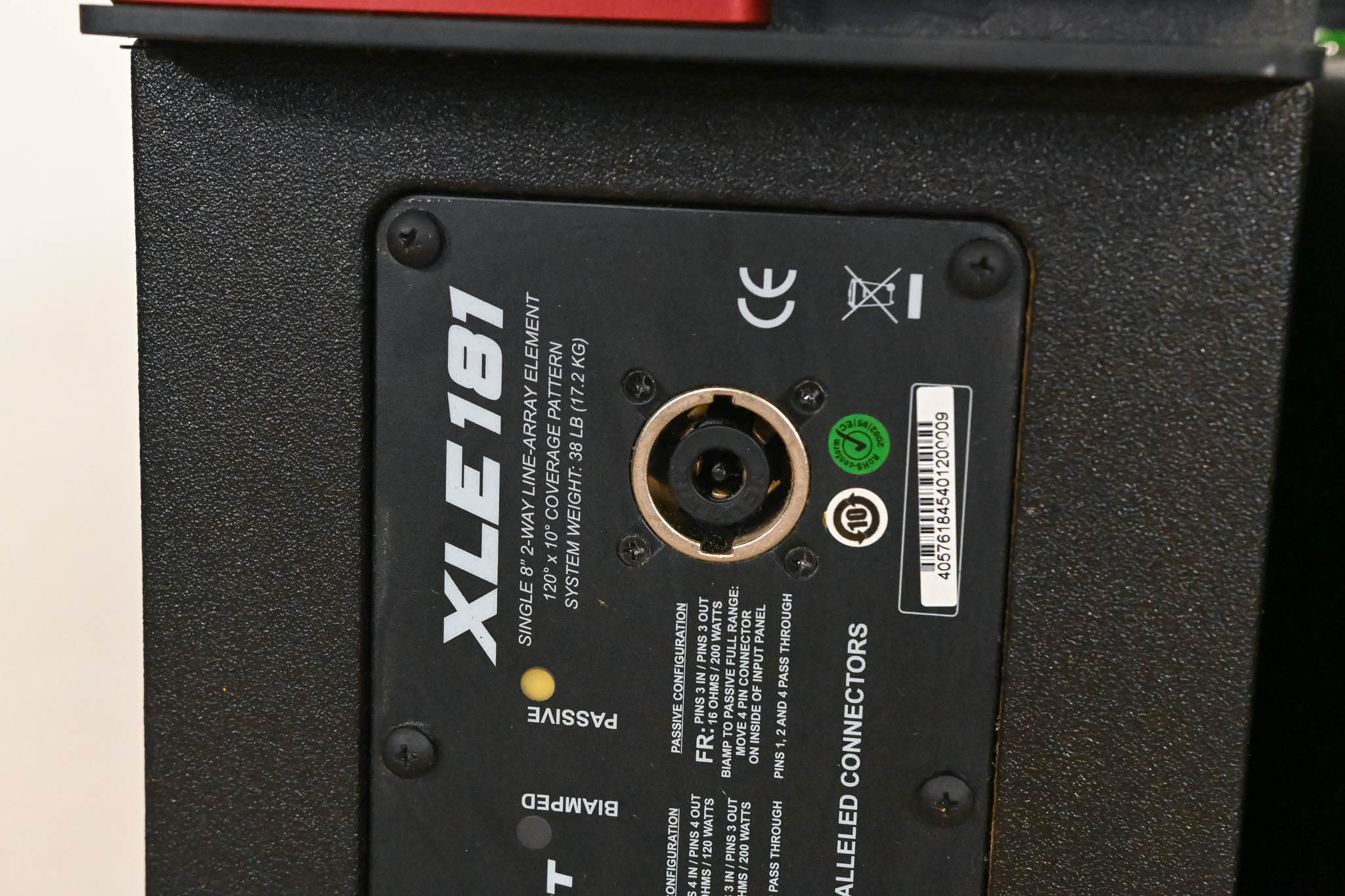 Electro-Voice (EV) XLE181 8" 2-Way Passive Line Array Speaker (PAIR)