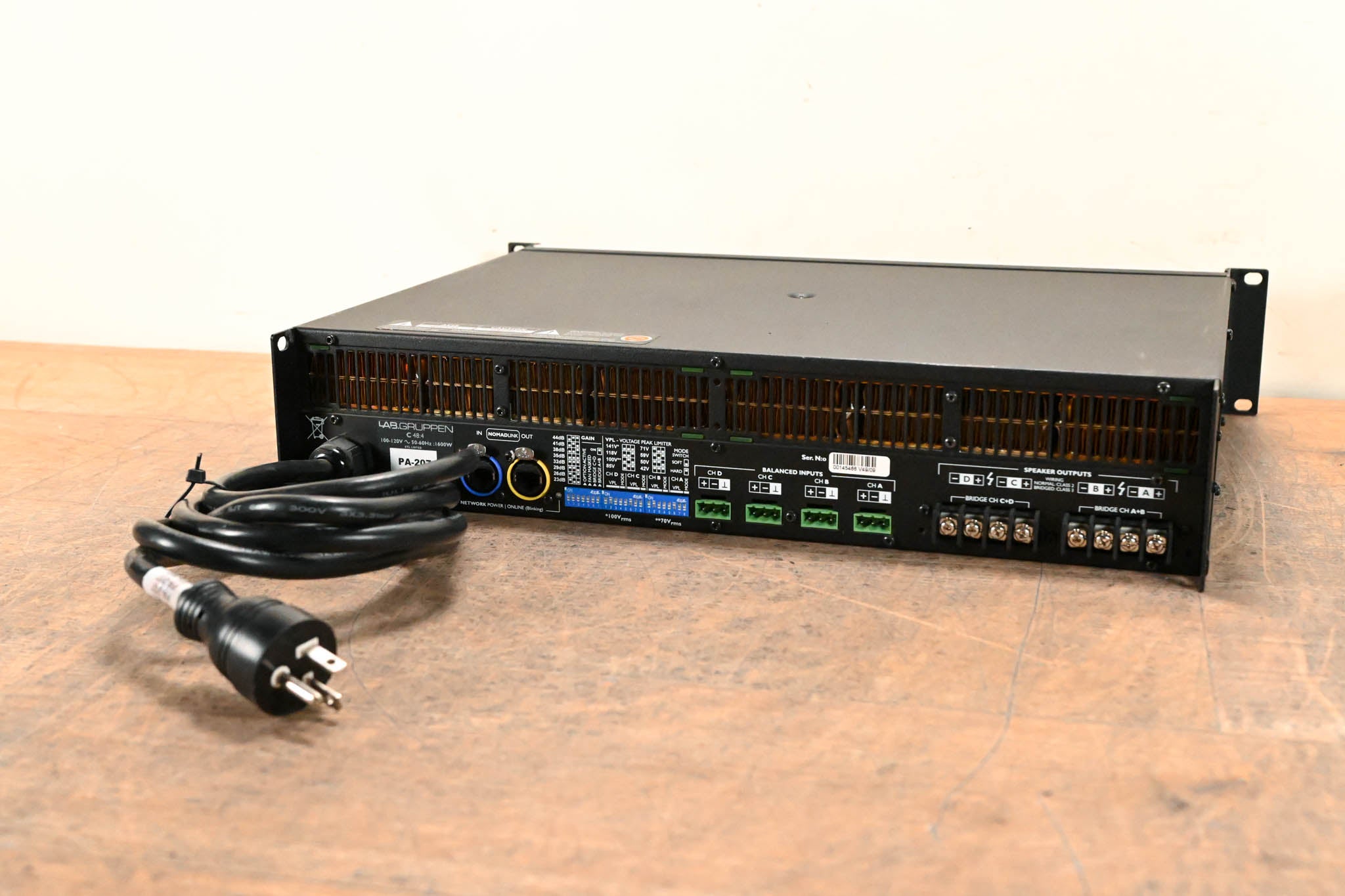 Lab Gruppen C 48:4 4800W 4-Channel Power Amplifier