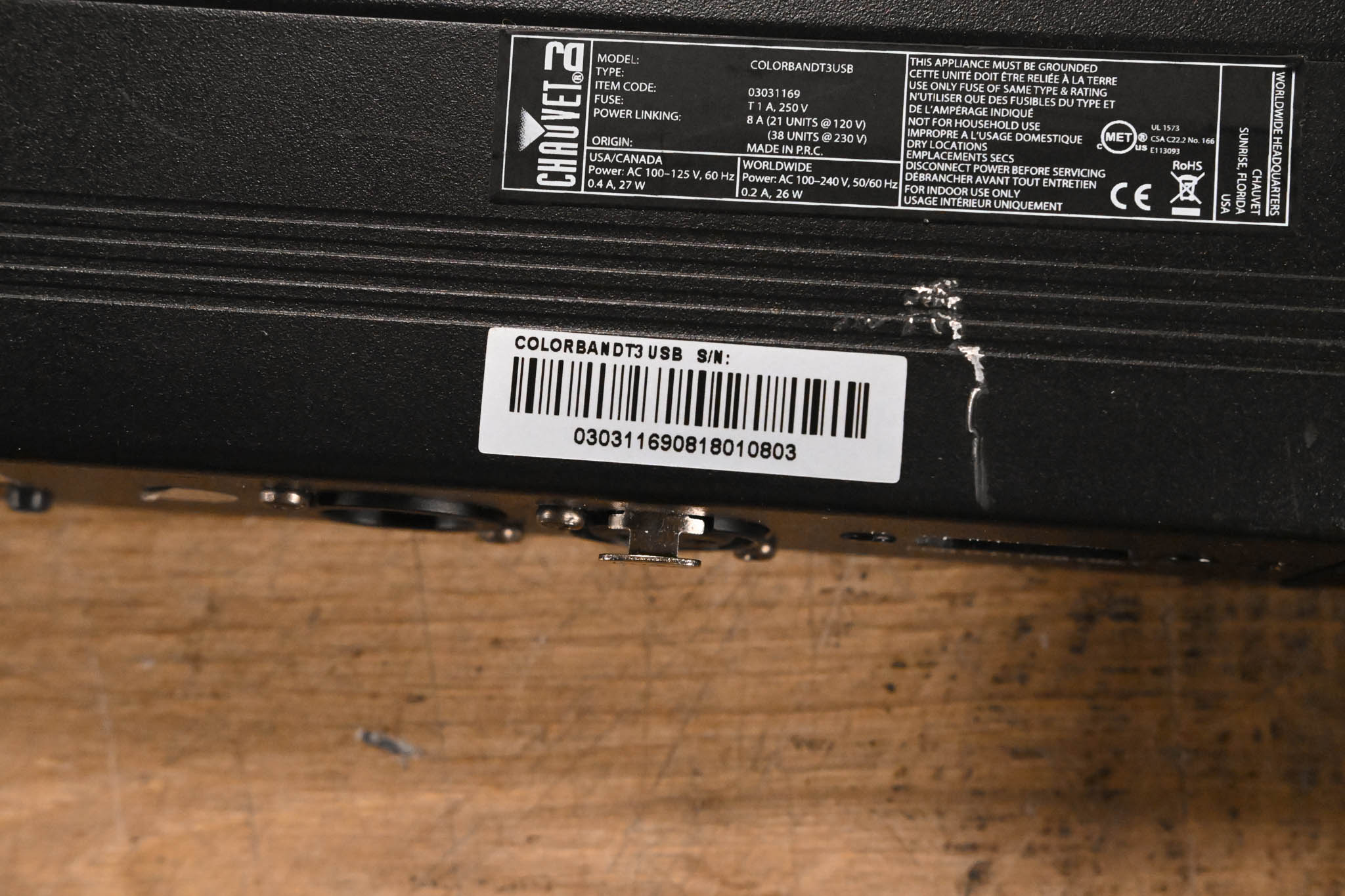 Chauvet COLORband T3USB Linear RGB Wash Light