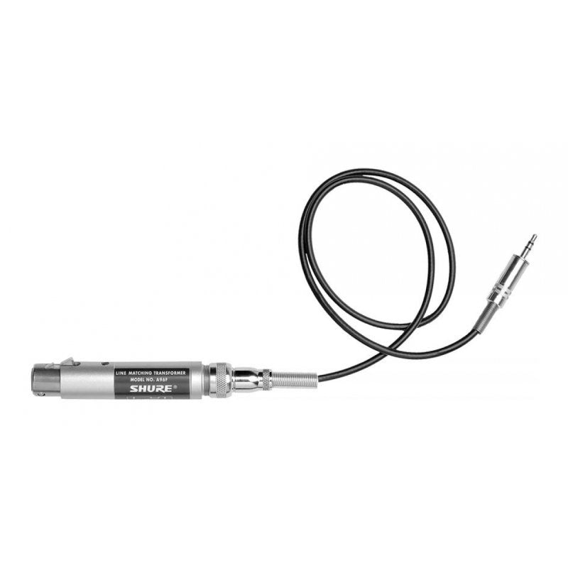 Transformer; Low Z, Female XLR to Medium Z 1/8" Pl