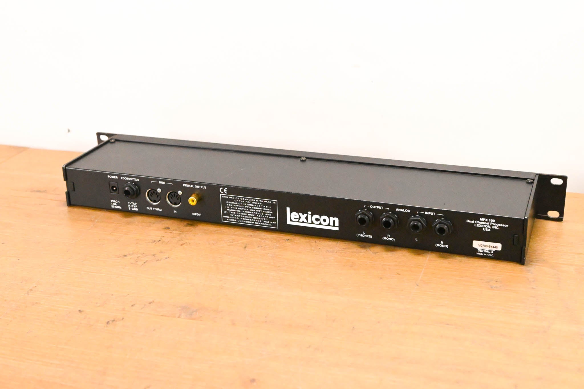 Lexicon MPX 100 Dual-Channel Effects Processor (NO POWER SUPPLY)