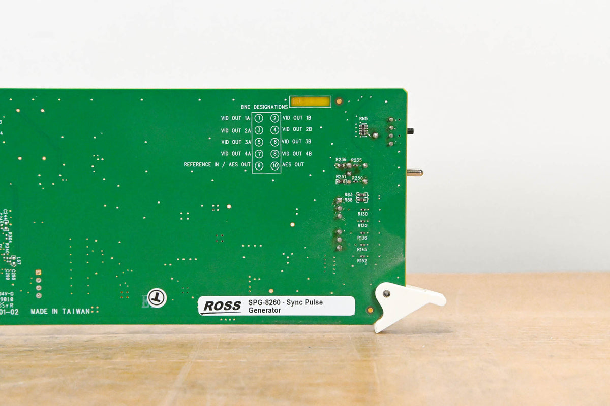 Ross SPG-8260 Sync Pulse Generator with Rear Module