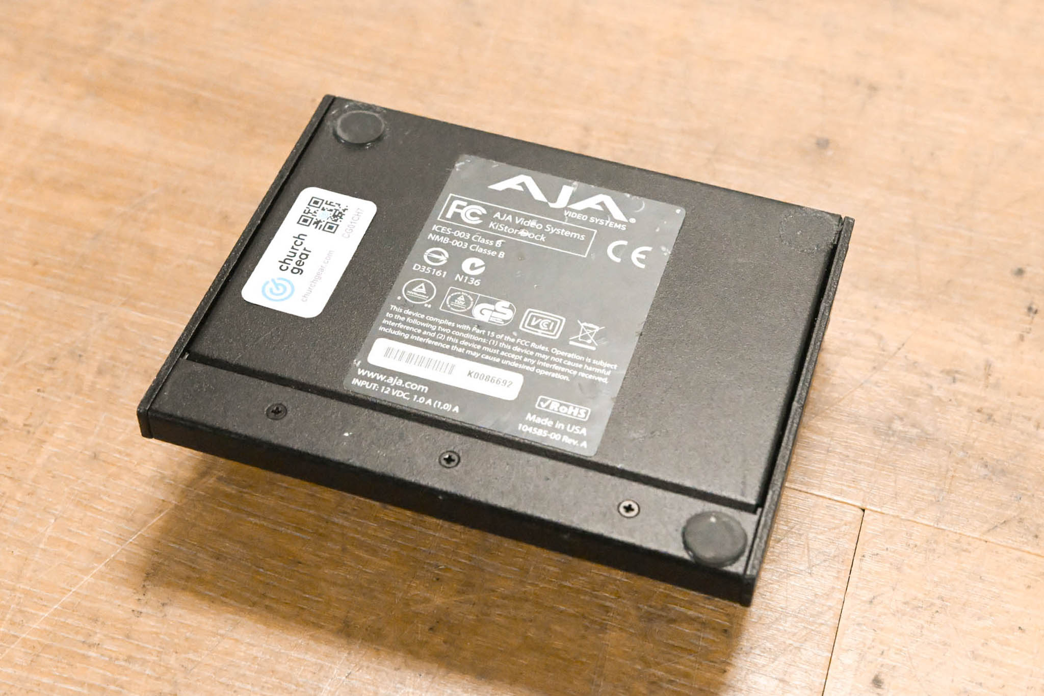 AJA KiStor Dock External Dock for Ki Stor Storage Modules (NO PSU)