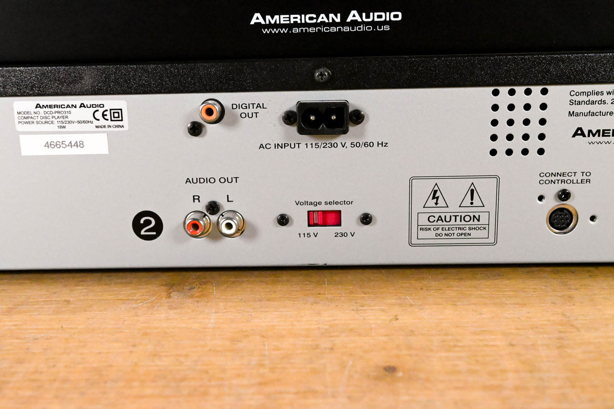 American Audio DCD-PRO310 Professional Dual CD Player