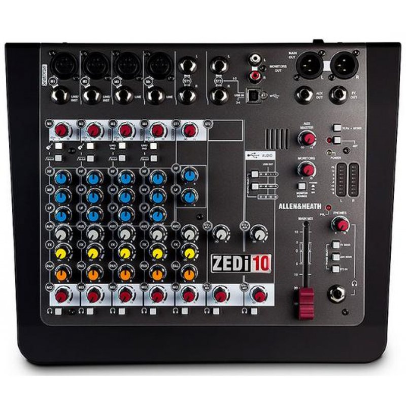 4 Mic/Line 2 with Active DI, 2 Stereo Inputs, 4 ch (AH-ZEDI10)
