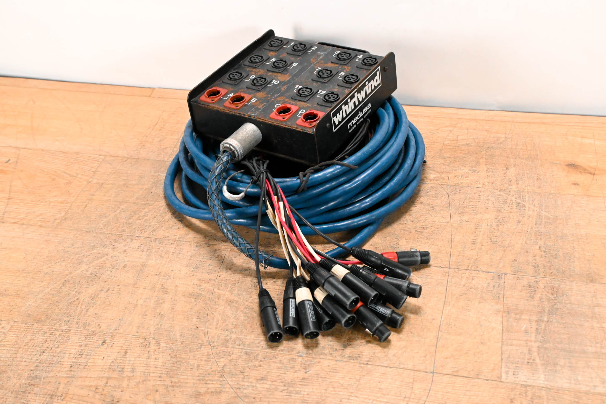 Whirlwind MS-12-4-XL-050 Medusa 12-Channel, 4-Return Snake - 50'