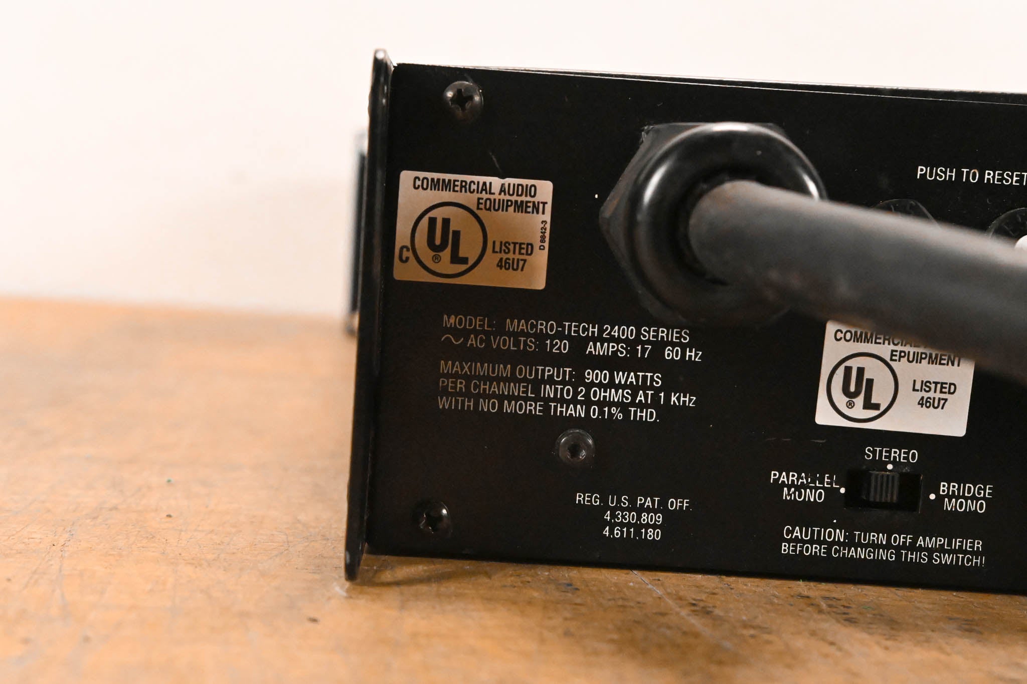 Crown Macro-Tech 2400 2-Channel Power Amplifier