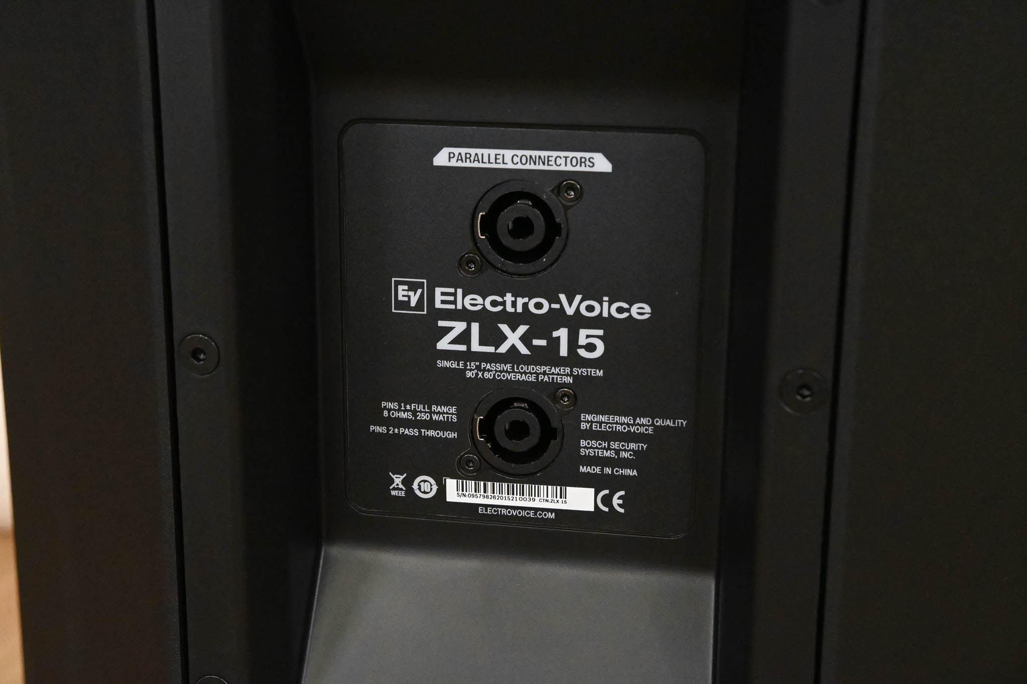 Electro-Voice (EV) ZLX115P 15" 2-Way Passive Loudspeaker