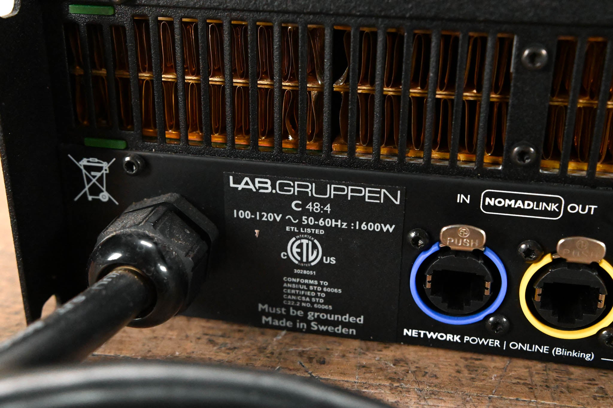 Lab Gruppen C 48:4 4800W 4-Channel Power Amplifier