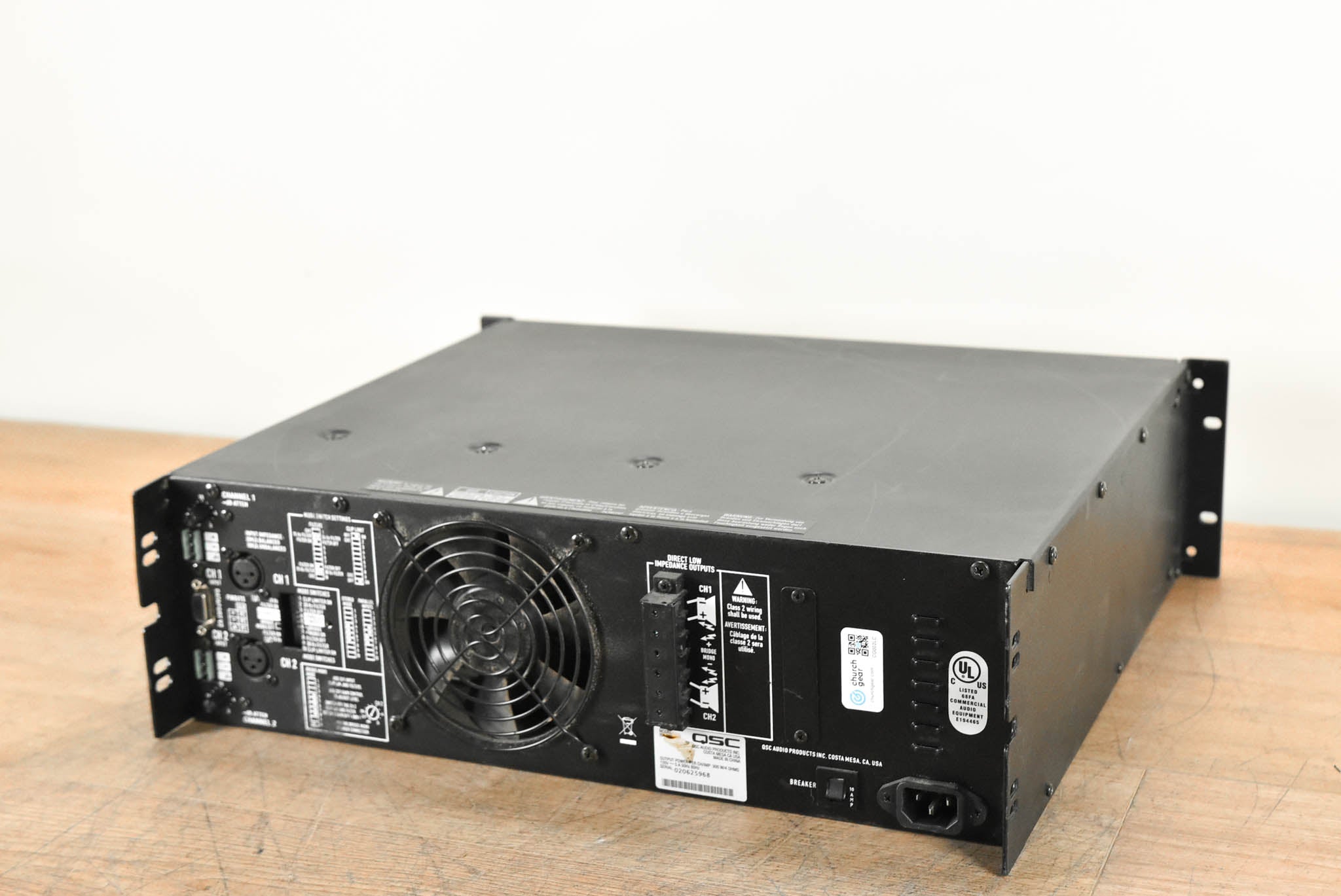 QSC ISA-280 2-Channel Installation Power Amplifier