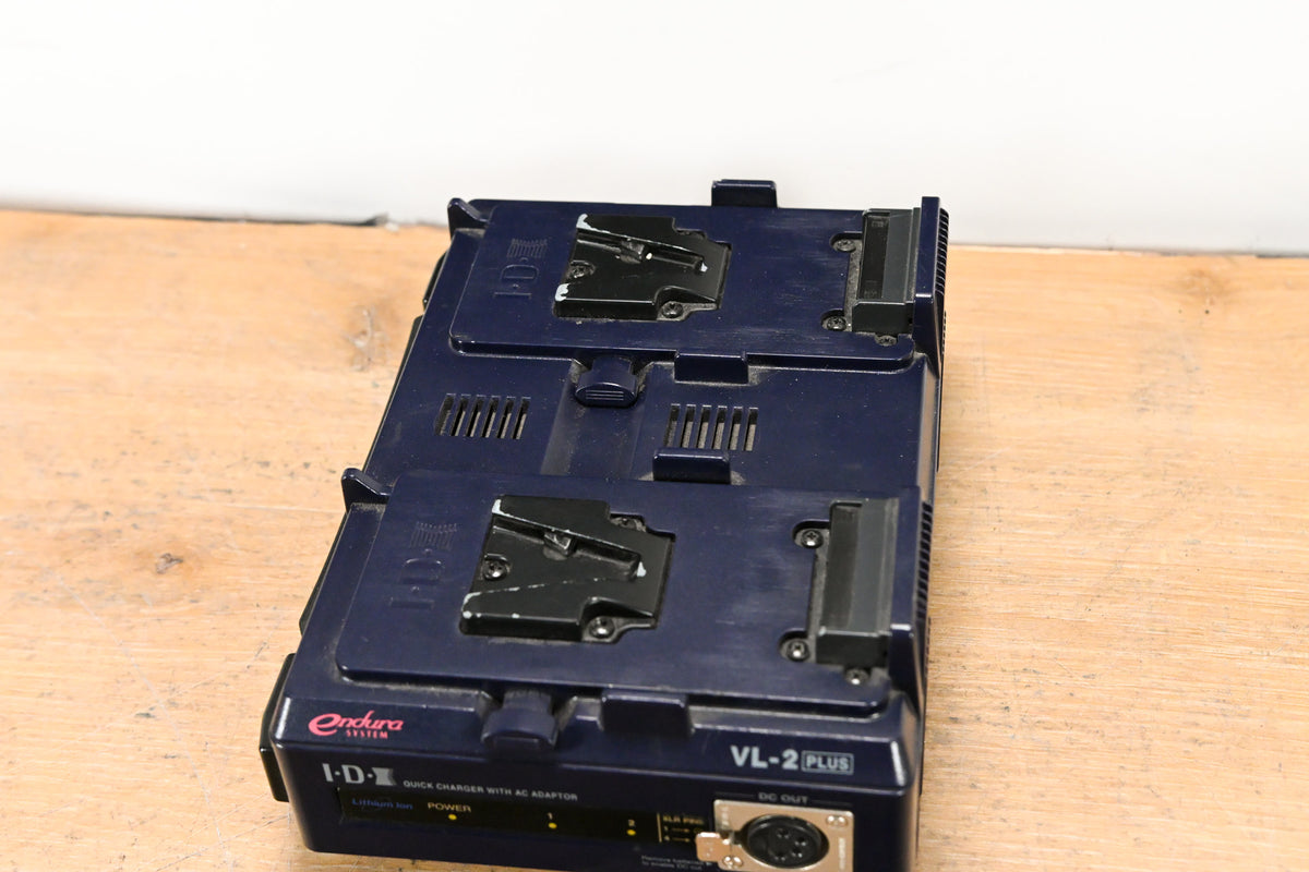 IDX System Technology VL-2 Plus 2-Channel V-Mount Quick Charger
