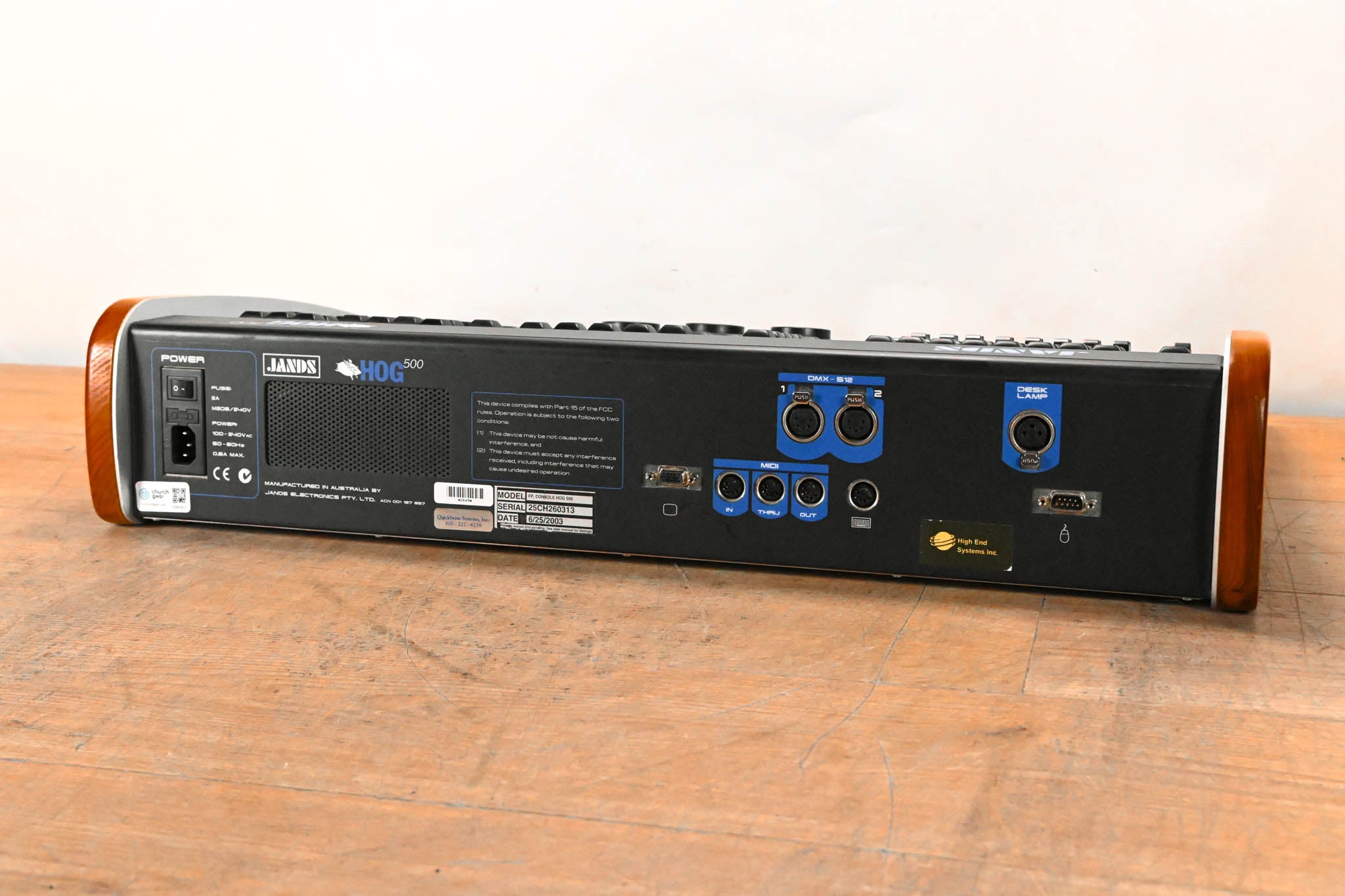 Jands Hog 500 Lighting Console