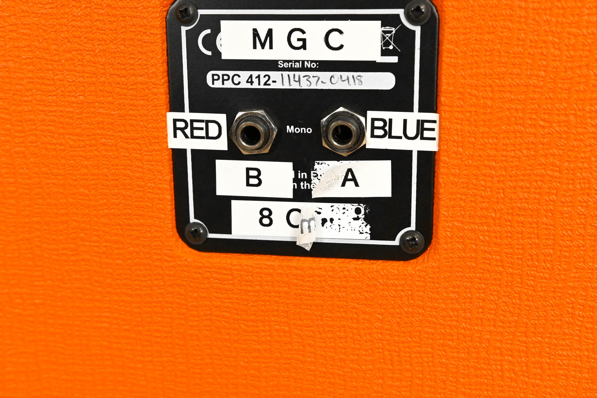 Orange PPC412 240W 4x12" Guitar Speaker Cabinet with Road Case