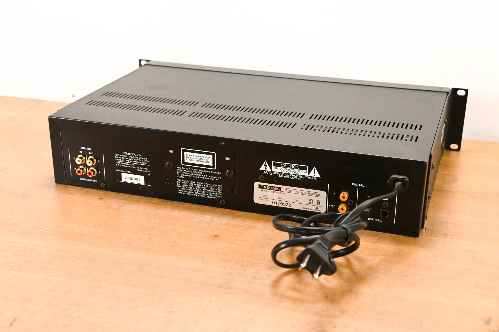 TASCAM CD-RW750 CD Recorder/Player
