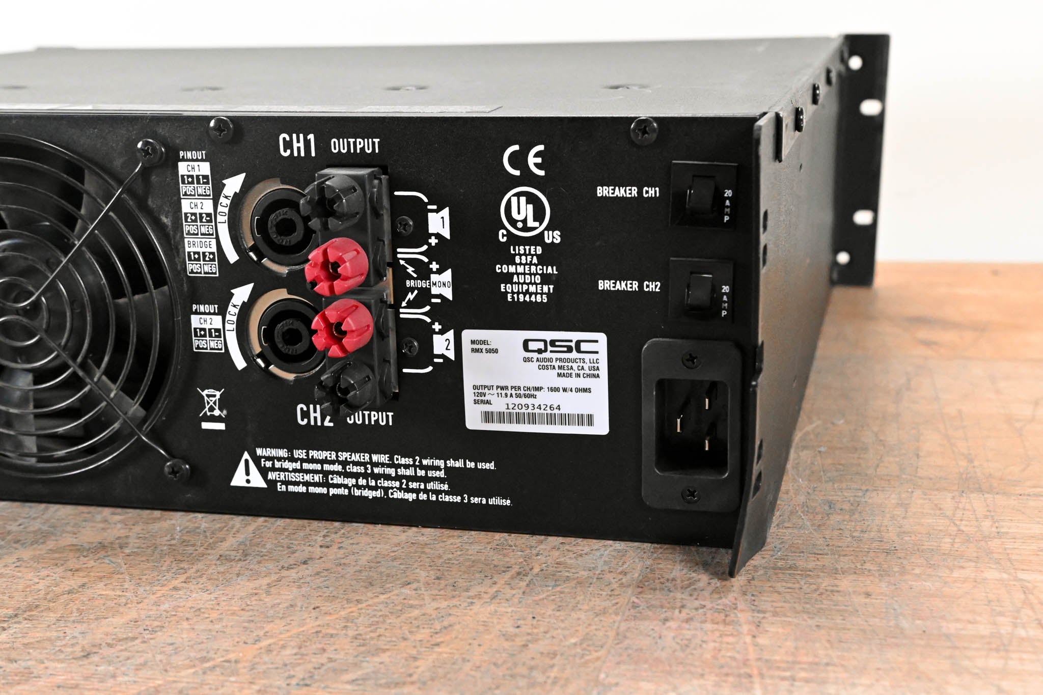 QSC RMX5050 2-Channel Power Amplifier