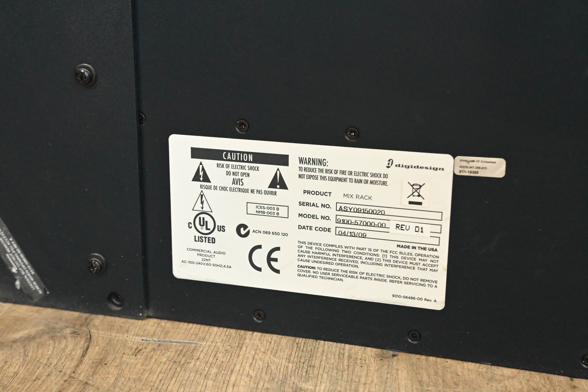 Digidesign VENUE Profile Digital Mixing Console with Mix Rack