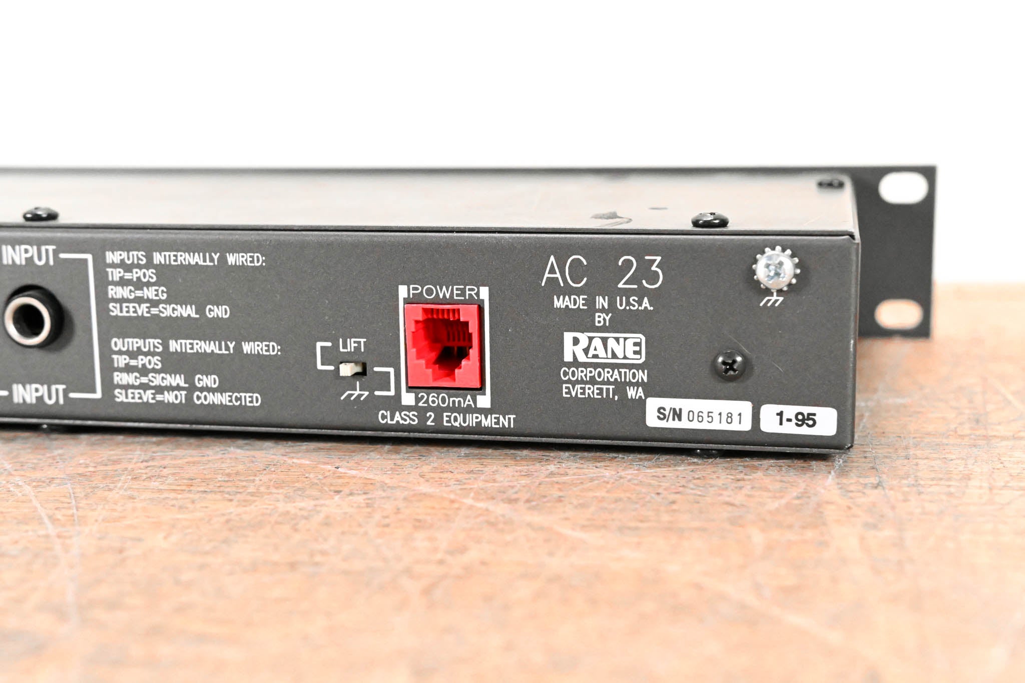 Rane AC 23 Active Crossover (NO POWER SUPPLY)