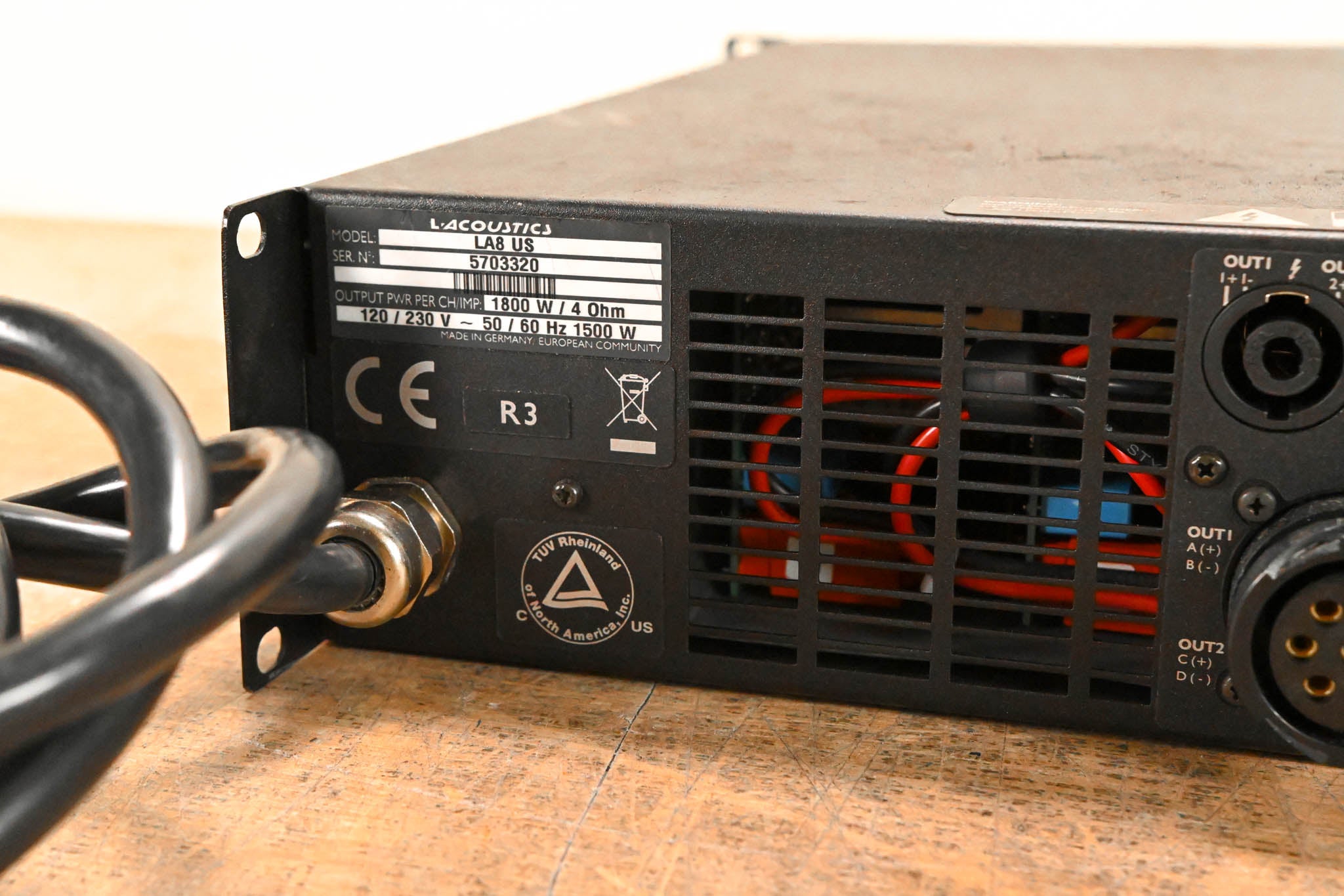 L-Acoustics LA8 US Four-Channel Amplified Controller