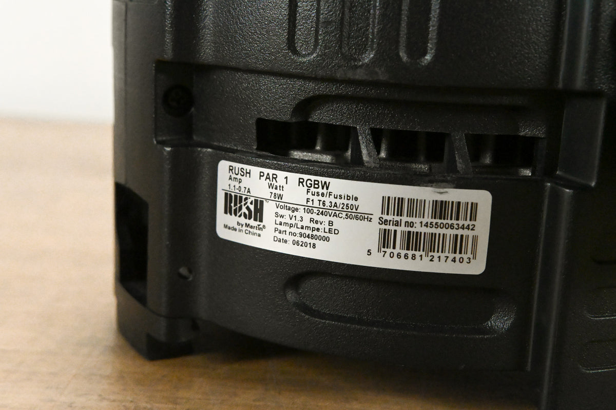 Martin Lighting RUSH PAR 1 RGBW LED PAR Can