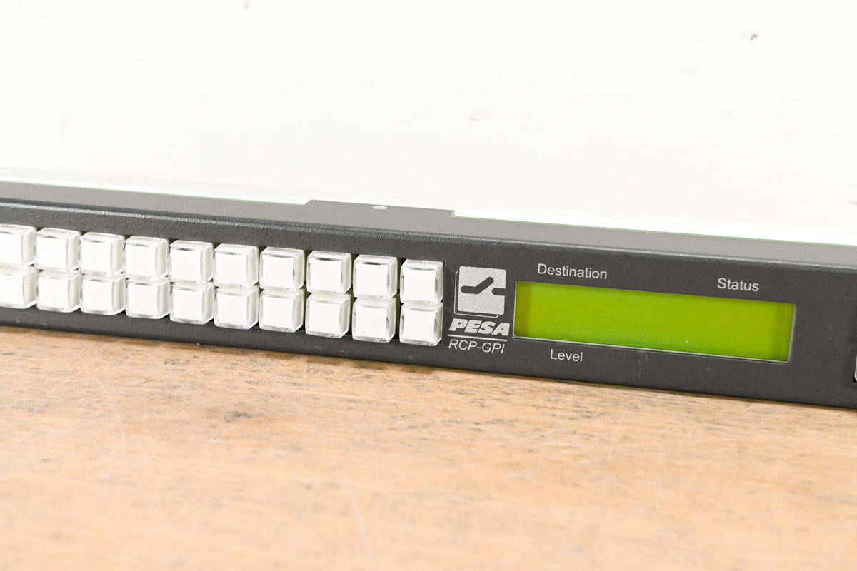 Pesa RCP-GPI Control Panel (NO POWER SUPPLY)