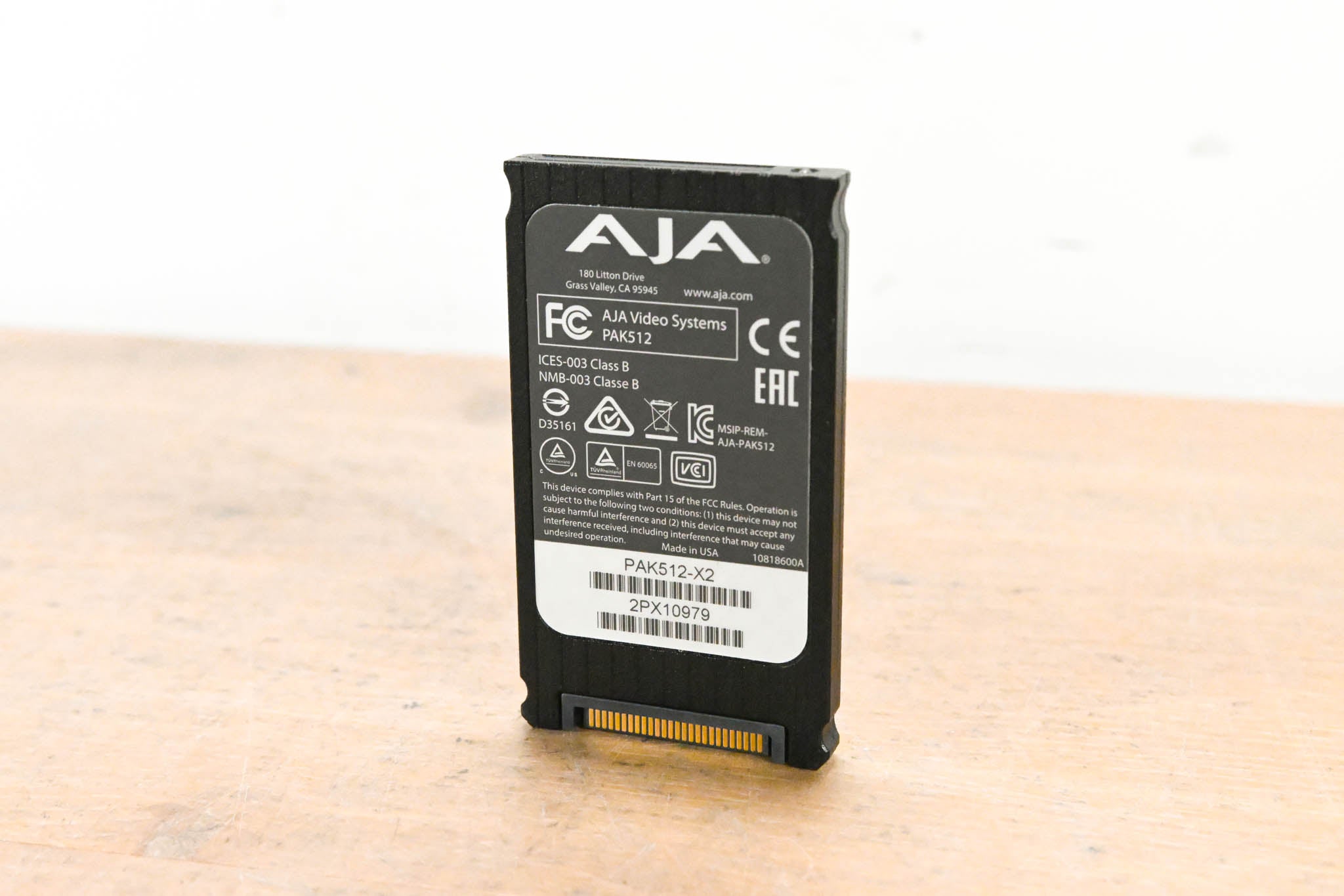 AJA PAK512 SSD Module for Ki Pro Systems