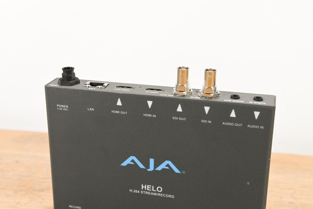 AJA HELO H.264 Streamer and Recorder (NO POWER SUPPLY)