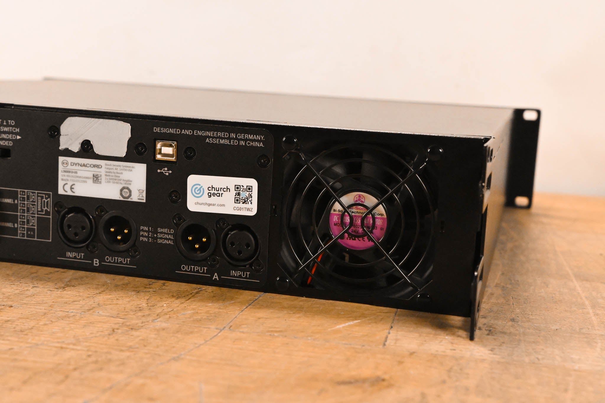 Dynacord L3600FD 2-Channel Power Amplifier with DSP