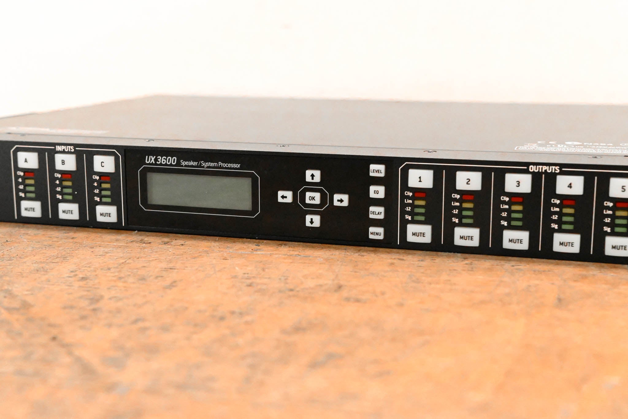 EAW UX3600 3x6 Digital Signal Processor
