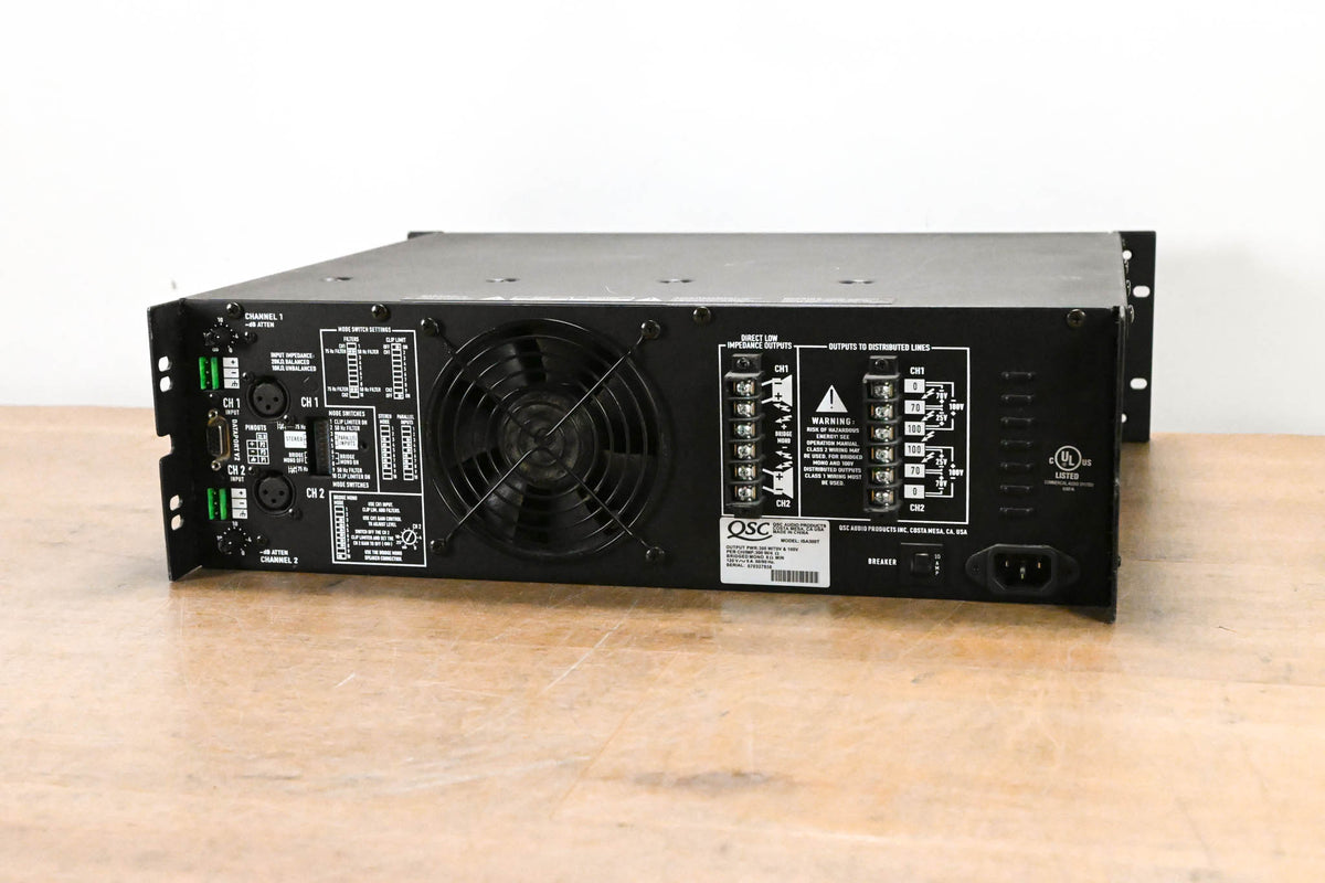 QSC ISA300T 2-Channel Power Amplifier