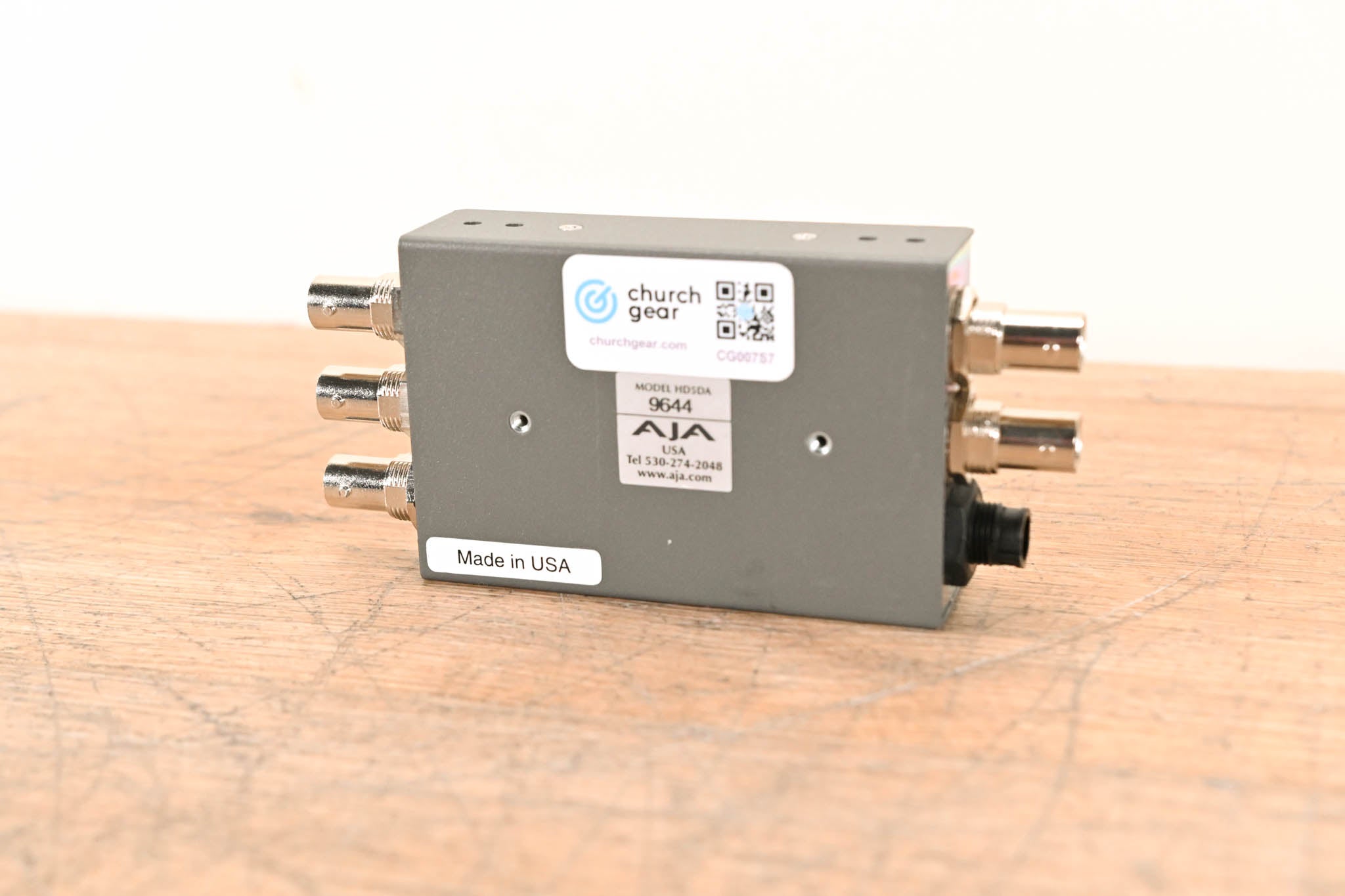 AJA HD5DA 1x4 HD/SD-SDI Distribution Amplifier/Repeater NO POWER SUPPLY