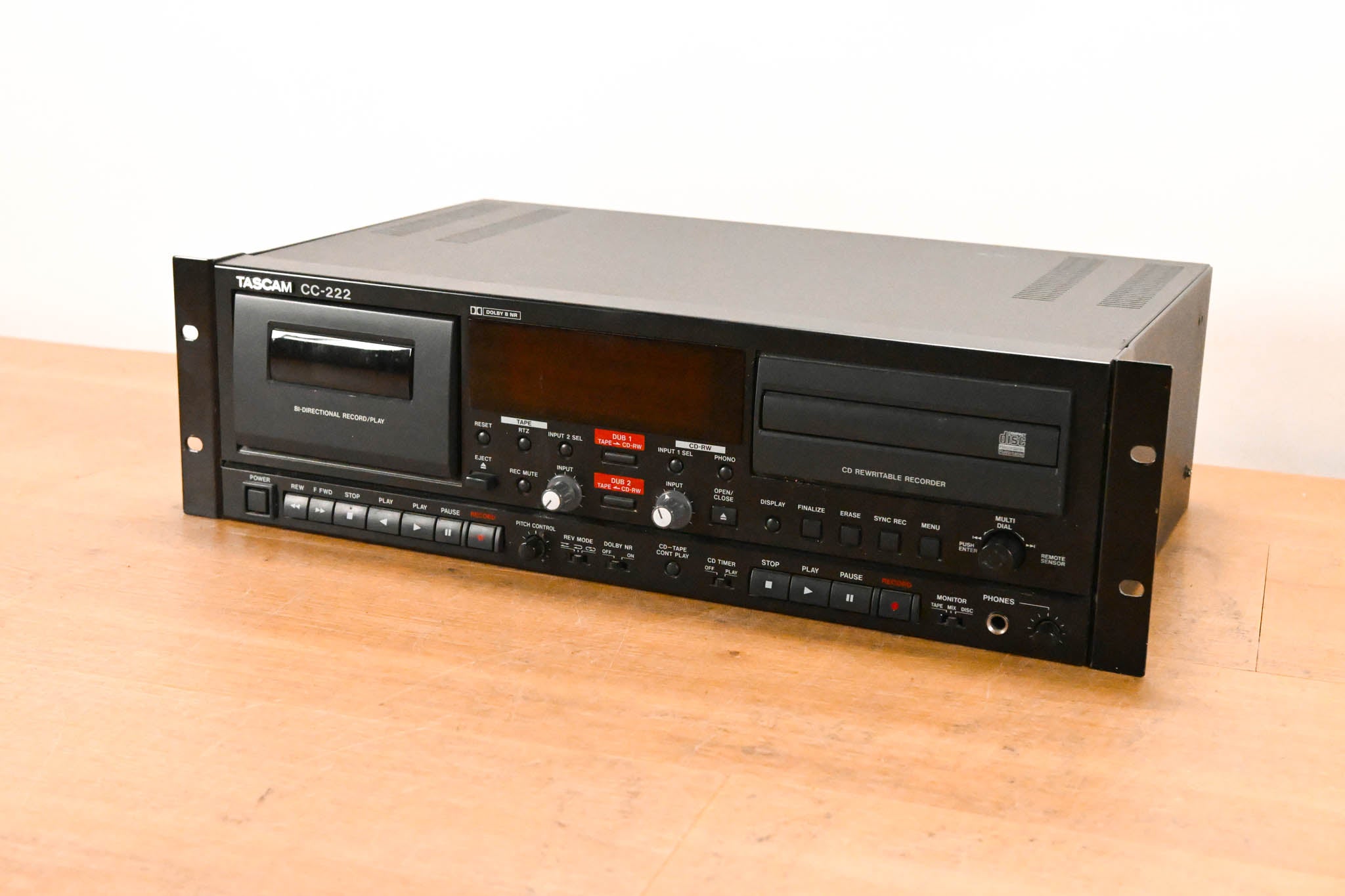TASCAM CC-222 CD Recorder / Cassette Combination Deck