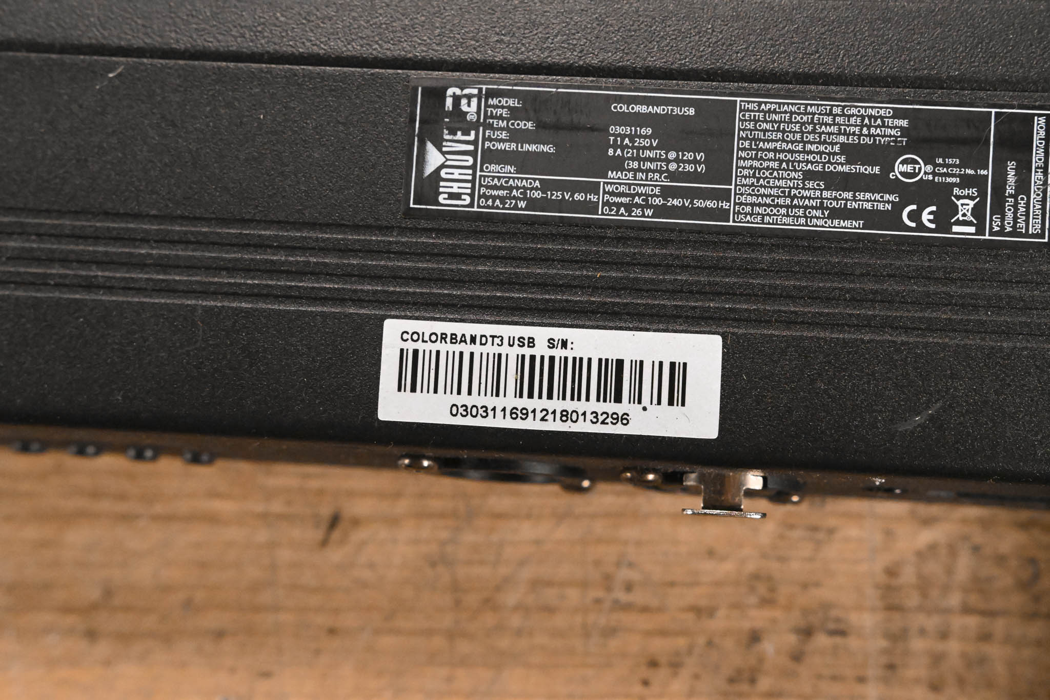 Chauvet COLORband T3USB Linear RGB Wash Light