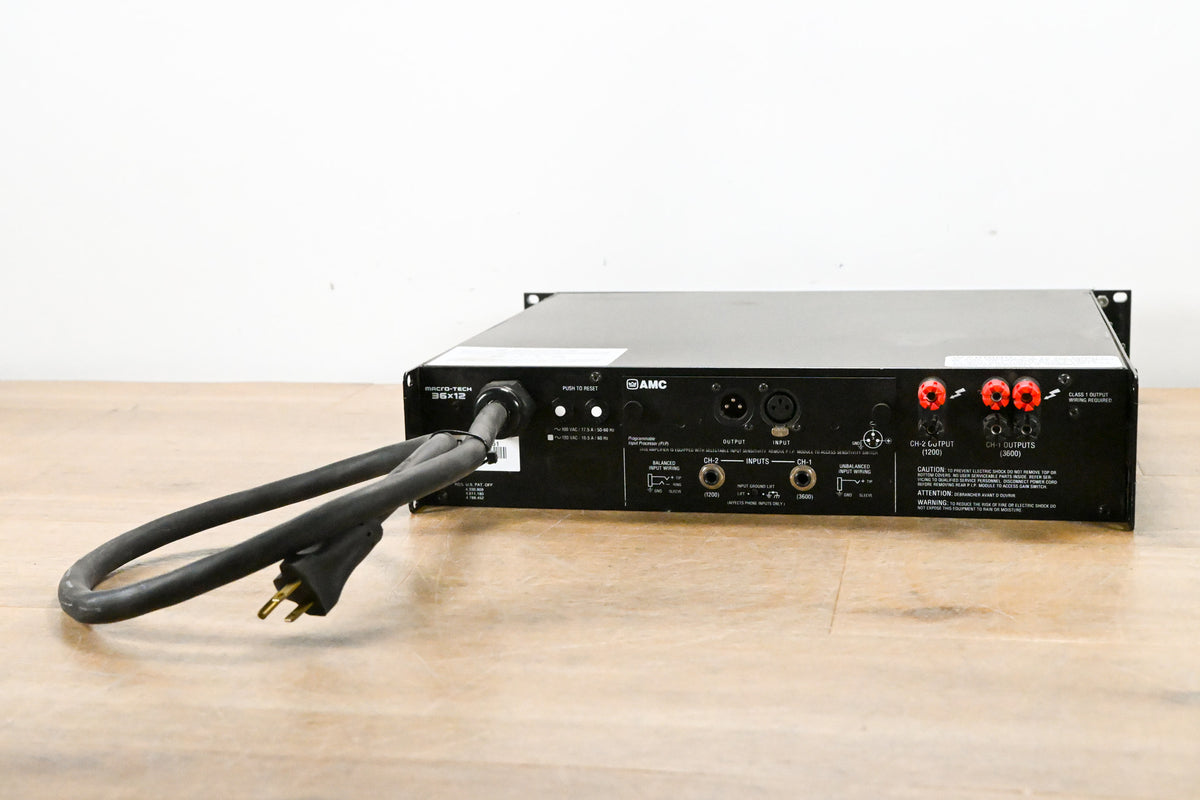 Crown Macro-Tech 36x12 2-Channel Power Amplifier