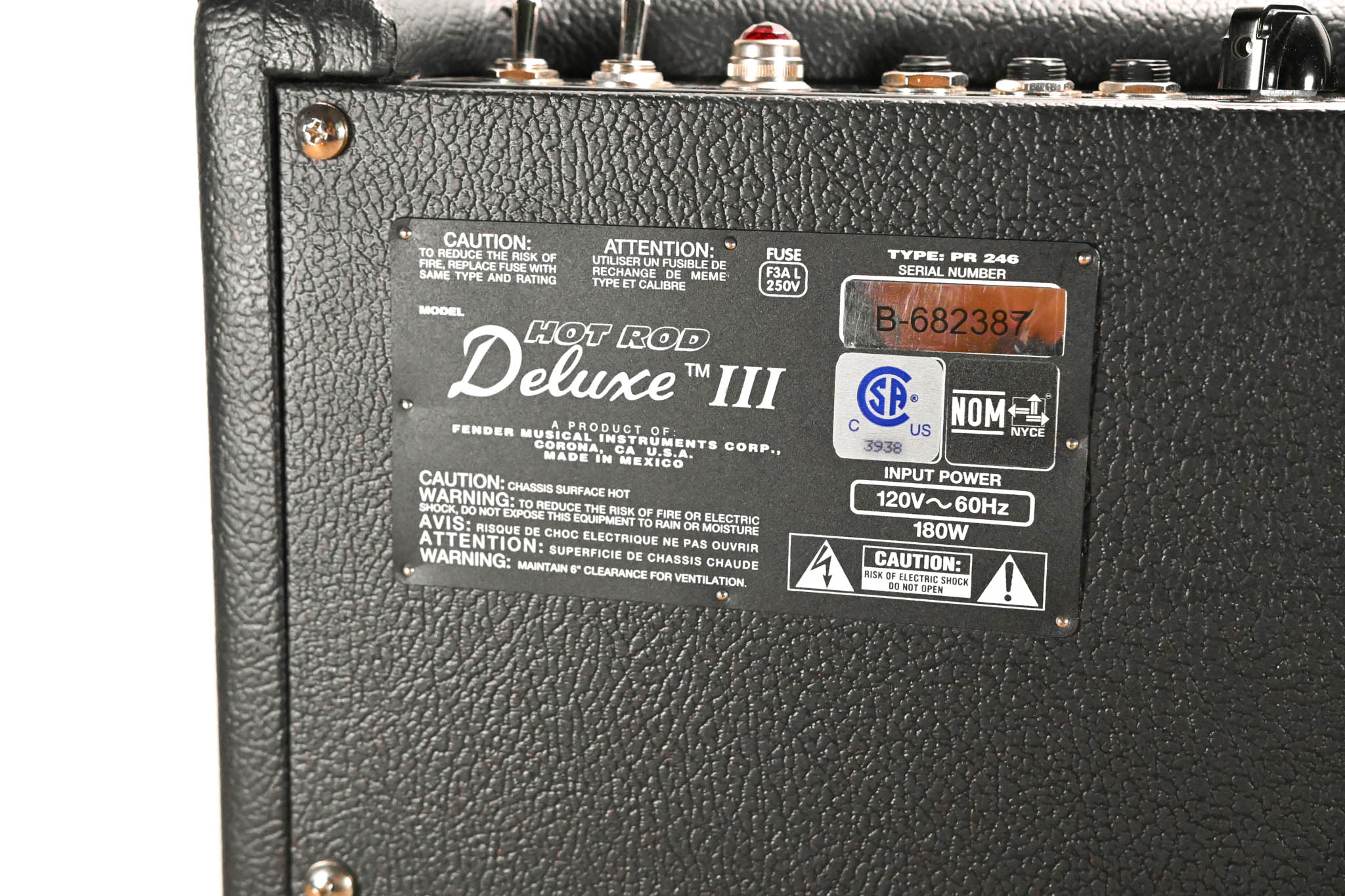 Fender Hot Rod Deluxe III 1x12" 40W Tube Combo Amplifier