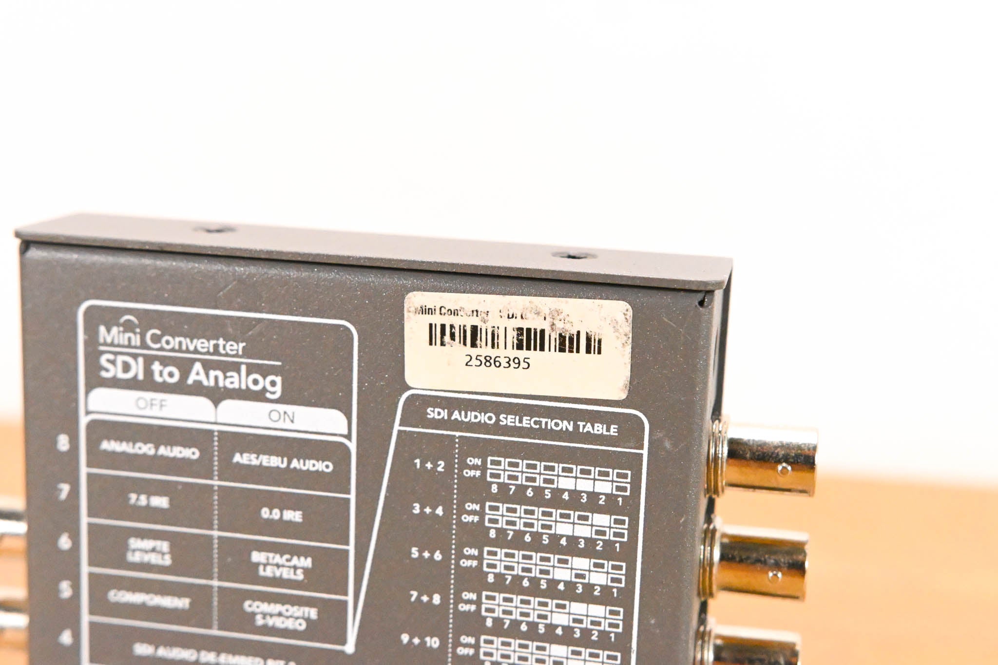 Blackmagic Design Mini Converter SDI to Analog (NO POWER SUPPLY)