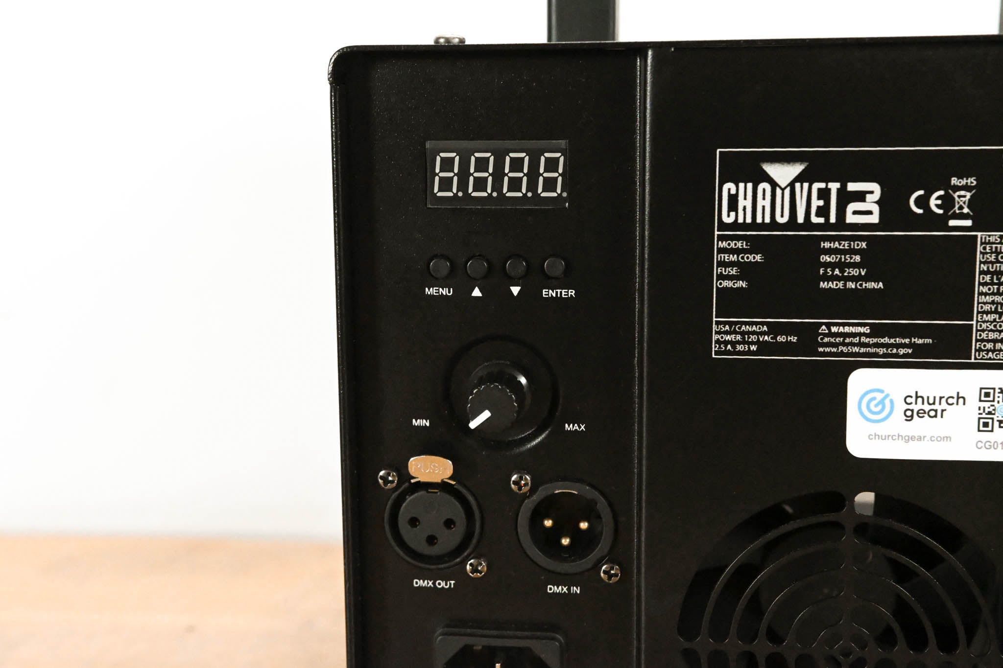 Chauvet Hurricane Haze 1DX Water-Based Haze Machine
