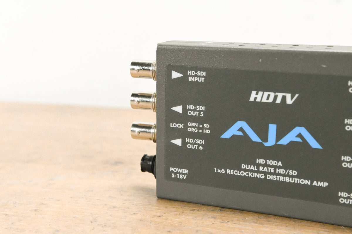 AJA HD10DA 1x6 Distribution Amplifier (NO POWER SUPPLY)