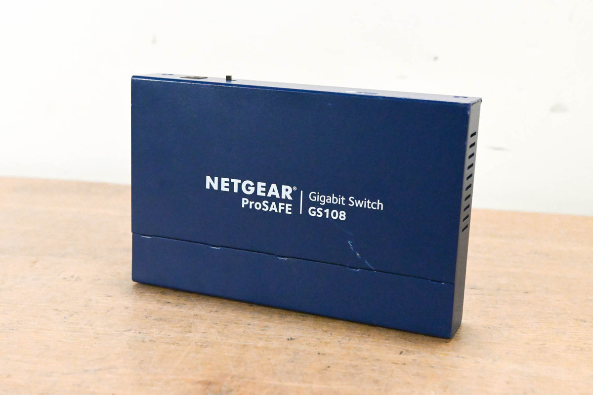 NETGEAR GS108 v4 8-Port Gigabit Unmanaged Switch (NO POWER SUPPLY)