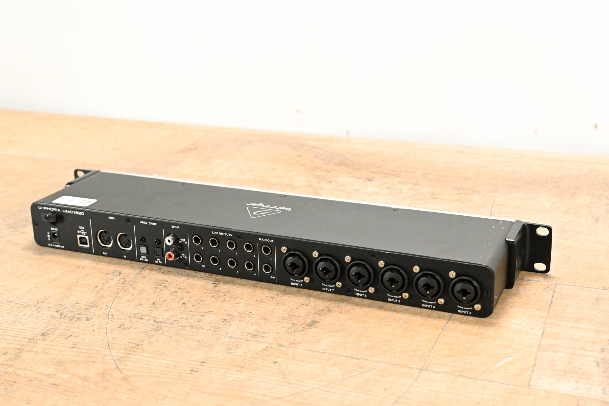 Behringer U-Phoria UMC1820 USB Audio Interface (NO POWER SUPPLY)