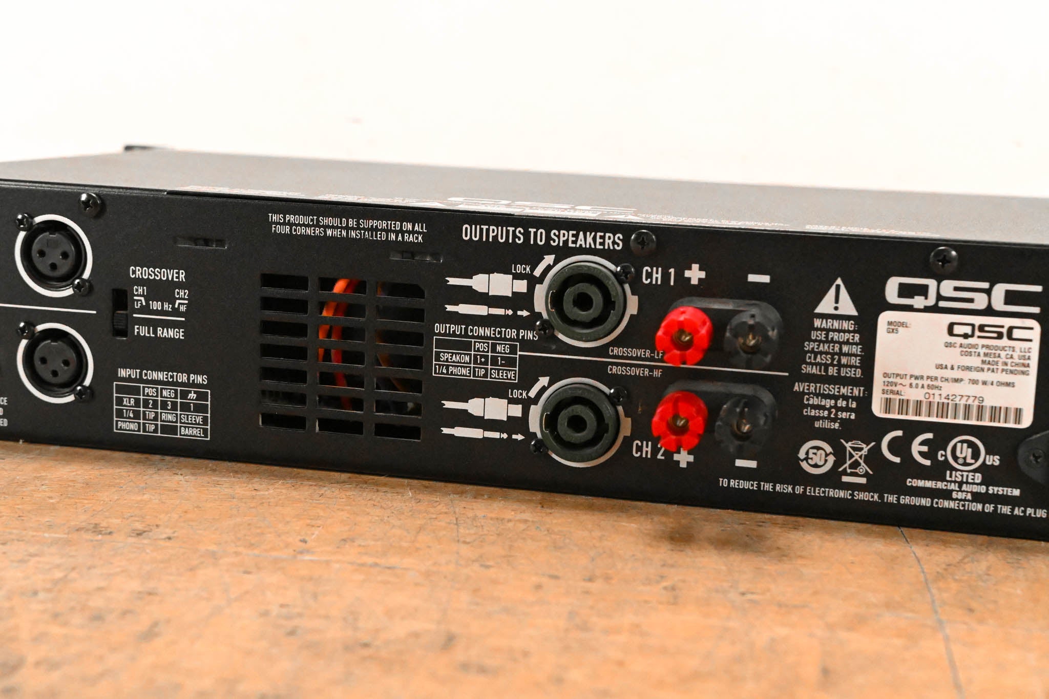 QSC GX5 2-Channel Power Amplifier