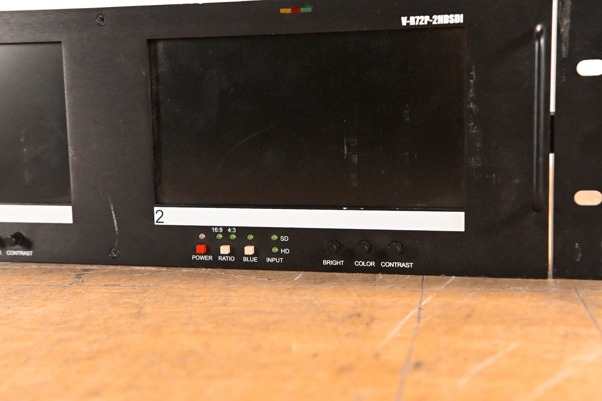 Marshall V-R72P-2HDSDI Dual 7" LCD Monitors (NO POWER SUPPLY)