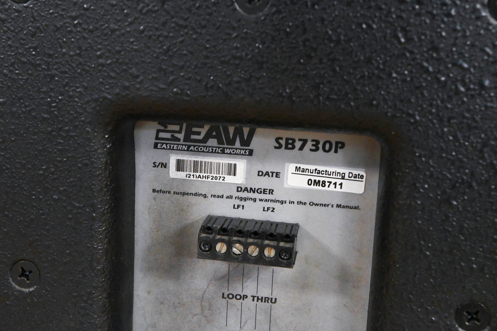 EAW SB730P Dual 12-inch Subwoofer