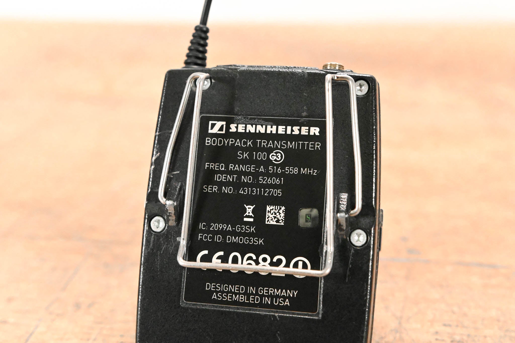 Sennheiser SK 100 G3 Wireless Bodypack Transmitter A Range: 516-558 MHz