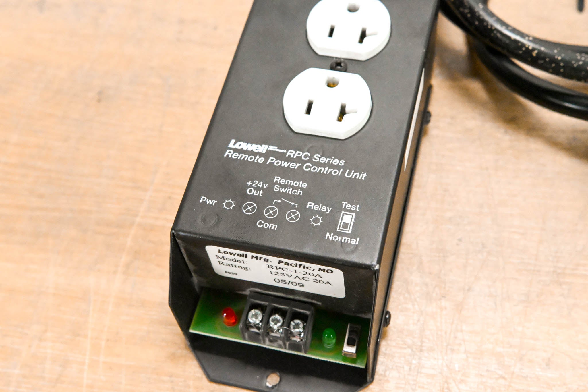 Lowell RPC-1-20A 20A Remote Power Control Unit